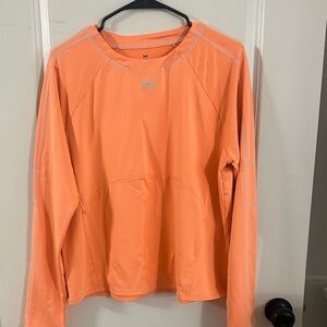 Under Armour Long Sleeve Performance Shirt - Peach Orange